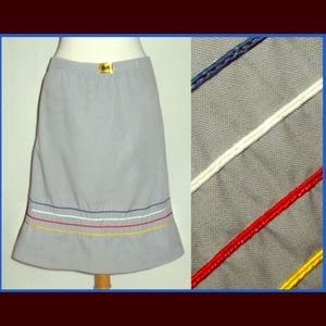 Vintage 80’s Retro Skirt w/ Belt